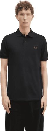 Fred Perry Hombre, Camisetas, Negro, Talla: S