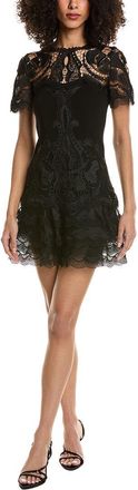 SIMKHAI Paislee Guipure Lace Mini Dress