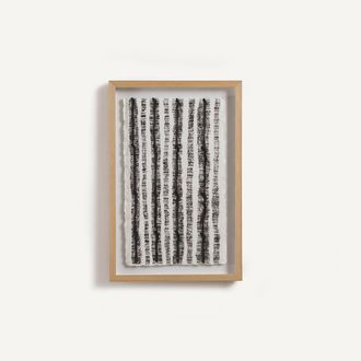 AM.PM Handgeschilderd schilderij op rijstpapier, ONDE