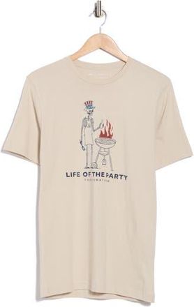 Travis Mathew Grill & Thrill Cotton Graphic T-Shirt in Italian Sand at Nordstrom Rack, Size Medium