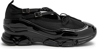 Simone Rocha Simone Rocha Embellished Satin Sneakers - Black - 39 (IT39 / UK6)