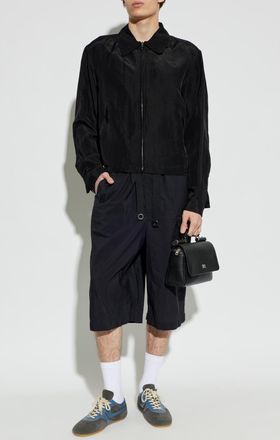 Christophe Lemaire Shorts With Pockets, Mens, Black