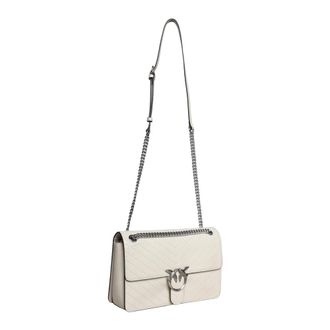 Pinko Pinko, Dames, Tassen, Wit, Maat: ONE Size Leer