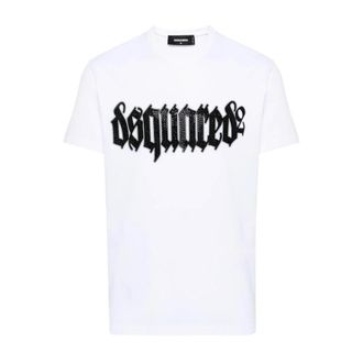 Dsquared2 Uomo, Top, Bianco, M, new