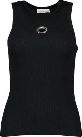 Paco Rabanne Sleeveless Tops - Dames - Tops zonder mouwen - Zwart - L - Katoen - Tops