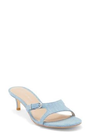 Stuart Weitzman Irene Slide Sandal in Light Blue at Nordstrom Rack, Size 9.5