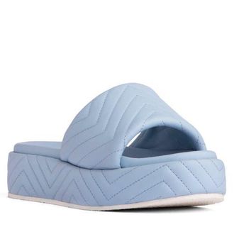 BEAUTIISOLES Deedee Platform Sandal in Blue at Nordstrom, Size 10