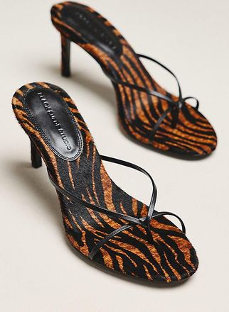 Black Suede Studio Jade 65 Strappy Mules