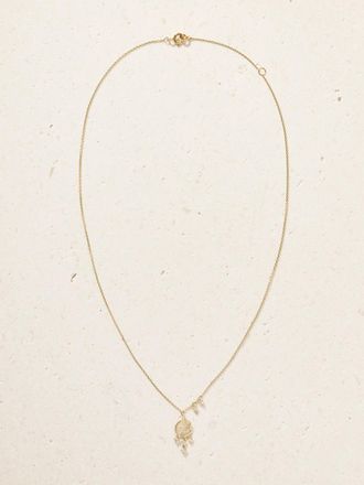 Pascale Monvoisin Collana In Oro 9 Carati Con Diamanti Gaby N°1