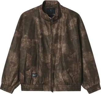 Five CM Bomber con inserti - Marrone