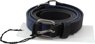 Costume National Verstelbare Riem - Heren - Riemen - Zwart - ONE Size - Leer - Accessoires