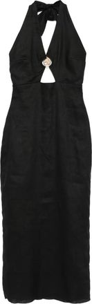 Cala de la Cruz Abito lungo Clara - Nero