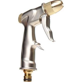 OEM Boquilla Para Manguera De Jard&iacute;n, Rociador De Manguera 100% Met&aacute;lico, Rociador De Manguera De Agua A Alta Presi&oacute;n Con 4 Modos Ajustables Para Regar, L