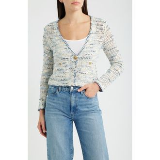 Nic+Zoe Misty Dawn Cardigan in Indigo Multi at Nordstrom, Size Xx-Large