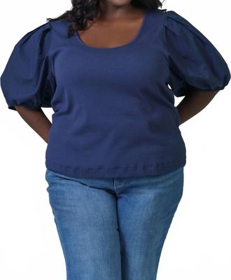 Marie Oliver Leigh Top In Navy