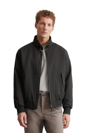Marc O'Polo Blouson MARC OPOLO, Herren, Gr. S, schwarz, Web, Obermaterial: 78% Polyester, 22% Baumwolle, Rippb&uuml;ndchen, Jacken Blouson