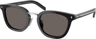 Prada Dark Grey Square Mens Sunglasses PR C01SD 16K731 52