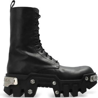 Balenciaga Black Studded Boots