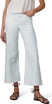 Joe's The Mia High Waist Ankle Wide Leg Jeans in Blue Multi Stripe at Nordstrom, Size 28
