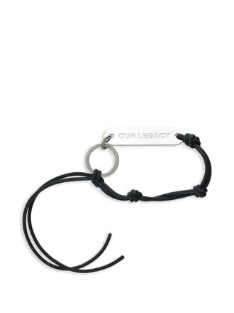Our Legacy Ladon keyring - unisex - Leather/Metal - One Size - Silver