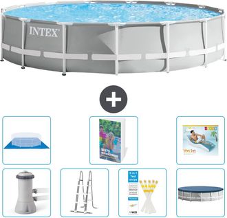 Intex Piscina Prism Frame Redonda - 457x107 Cm - 8-piezas S670