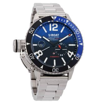U-Boat Sommerso Automatic Blue Dial Mens Watch 9519/MT