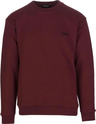 Dondup Felpa - Heren - Sweatshirts - Rood - M - Hoodies & sweatvesten