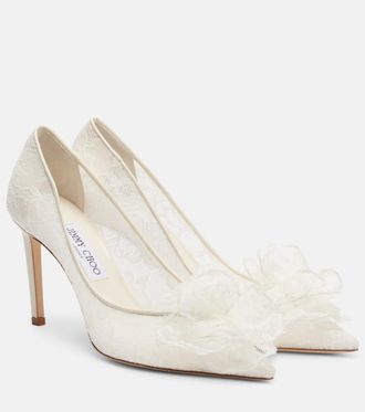 Jimmy Choo London Mimmi lace pumps
