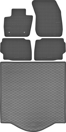 OEM Juego De Alfombrillas De Goma Para Coche Y Maletero Para Ford Mondeo Mk5 V Estate (2015-2022)