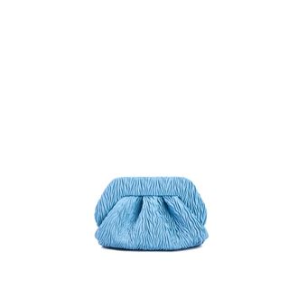 Themoir&egrave; Clutches, female, Blue, Size: ONE SIZE Bios Medium Arricciato