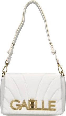 Ga&euml;lle Paris Tassen, Dames, Wit, ONE Size, Leer, Schoudertas