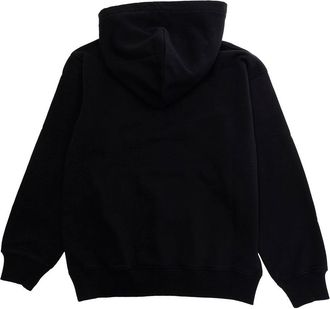 Off-white Boys Hoodie Big Bookish Double Black Cotton Hoods & Sweatshirts