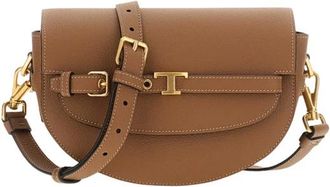 Tod's Crescent Bag - Dames - Schoudertassen - Bruin - ONE Size - Leer - Tassen