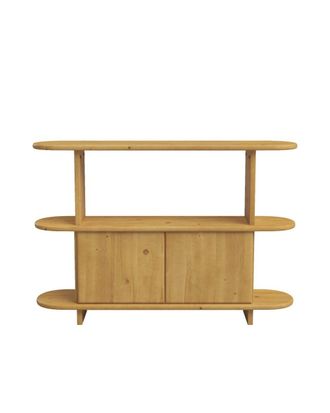 Hannun Aparador de madera de abeto en color marr&oacute;n claro de 120 cm