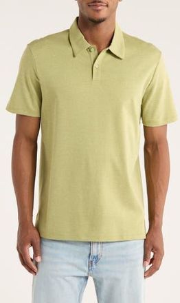 Calvin Klein Interlock Textured Polo in Calliste Green at Nordstrom Rack, Size Xx-Large