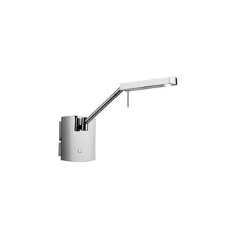 Netlighting Phuket Wall Lamp 1 Light 7W LED 3000K 600lm Polished Chrome in Grey
