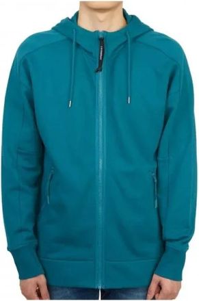 C.P. Company Zip-through Hoodie - Heren - Vesten met rits - Blauw - XL - Hoodies & sweatvesten