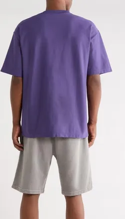 Carhartt Work in Progress WIP Label Embroidered Oversize Organic Cotton T-Shirt in Calla at Nordstrom, Size X-Large