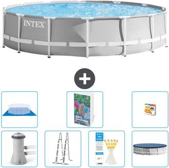 Intex Piscina Prism Frame Redonda - 427x107 Cm - 8-piezas S568