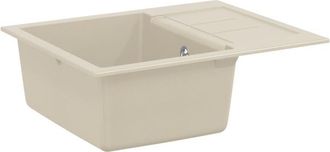 vidaXL Lavabo Beige 620 X 500 Mm 80% Cuarzo Y 20% Resina Vidaxl