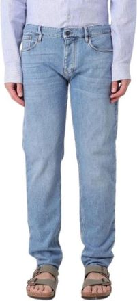 Emporio Armani Straight Jeans - Heren - Regular Fit Jeans - Blauw - W30 - Katoen - Jeans