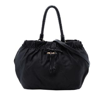 Prada Pre-owned Prada Tessuto Bow Satchel Ladies 2E0GGQP5BG2IOFVI