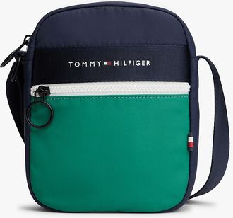 Tommy Hilfiger Mens Colorblock Mini Reporter Bag - Multi