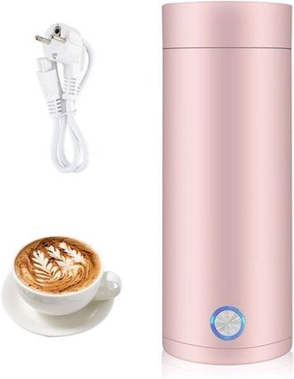 OEM Hervidor Peque&ntilde;o Port&aacute;til, Hervidor El&eacute;ctrico 3 En 1, Acero Inoxidable 304, Hervidor El&eacute;ctrico, 5 Minutos, Ebullici&oacute;n R&aacute;pida, Rosa