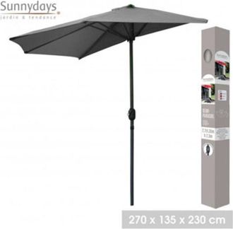 AC-Déco Parasol Balcon C/manivela Ø270 Cm