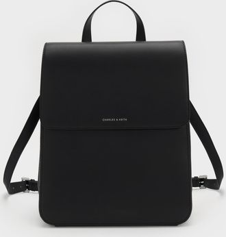 Charles & Keith Octavia Front-Flap Backpack