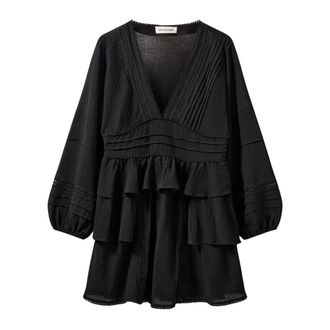 Sofie Schnoor Short Dresses, female, Black, Size: M Short Dress