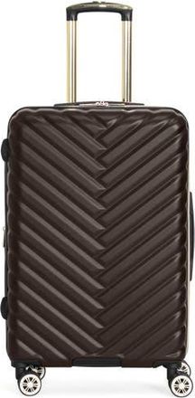 Kenneth Cole Madison 24-Inch Hardside Expandable Spinner Suitcase in Chocolate Brown at Nordstrom Rack