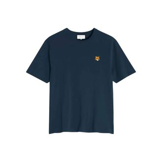 Maison Kitsun&eacute; Logo-patch T-shirt
