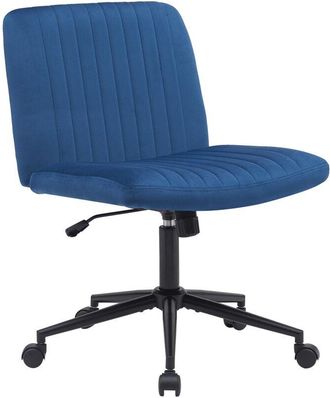 Clp Clp - Silla De Oficina Kingman Azul Terciopelo
